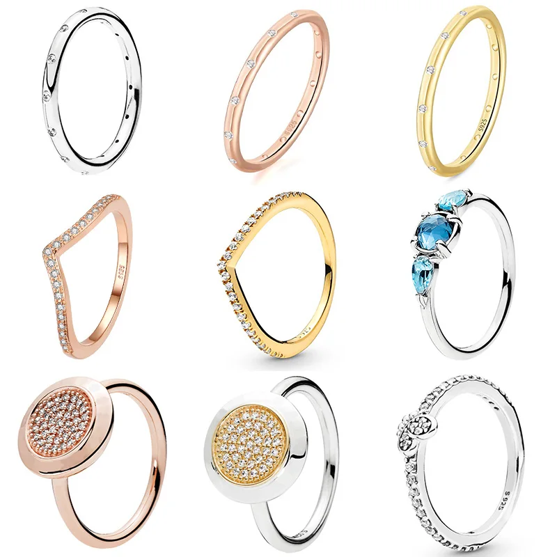 Women 925 Sterling Silver Rose Gold Simple Sparkling Band Wishbone Finger Ring Crown For Women Wedding Party Jewelry Gift
Women 925 Sterling Silver Rose Gold Simple Sparkling Band Wishbone Finger Ring Crown For Women Wedding Party Jewelry Gift
