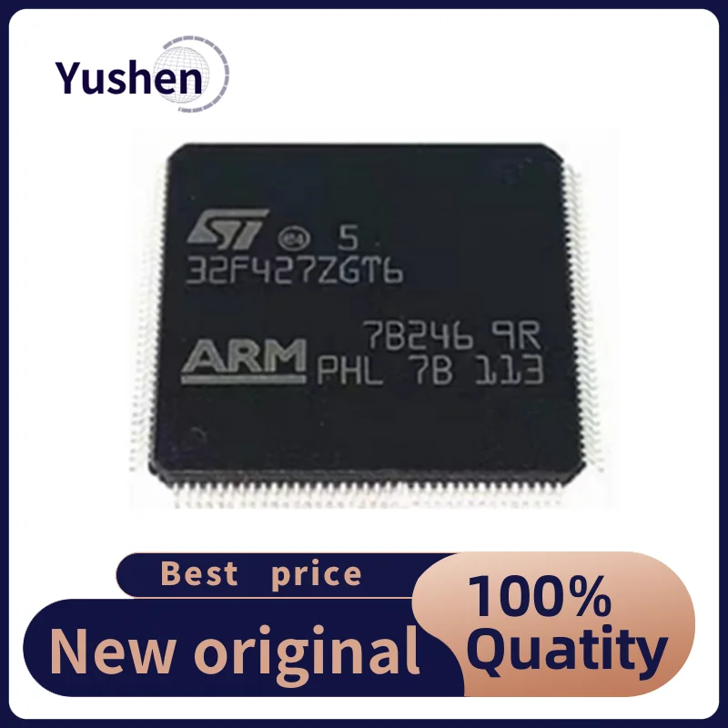 Микроконтроллер STM32F427ZGT6, 32-разрядный микроконтроллер, микросхема микроконтроллера, новый оригинальный
Микроконтроллер STM32F427ZGT6, 32-разрядный микроконтроллер, микросхема микроконтроллера, новый оригинальный