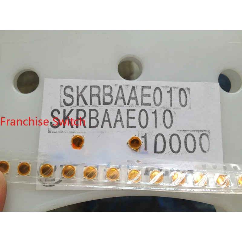 10PCS SKRBAAE010 FILM TACT SWITCH 4.8*4.8*0.55MM PATCH CAMERA MOBILE PHONE KEYS
10PCS SKRBAAE010 FILM TACT SWITCH 4.8*4.8*0.55MM PATCH CAMERA MOBILE PHONE KEYS