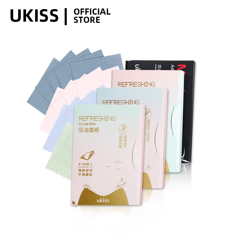 UKISS Oil-absorbing Paper Facial Cleansing Pores Oil Control and Oil Removal Protable Package (1 package include 100piece)
UKISS Oil-absorbing Paper Facial Cleansing Pores Oil Control and Oil Removal Protable Package (1 package include 100piece)