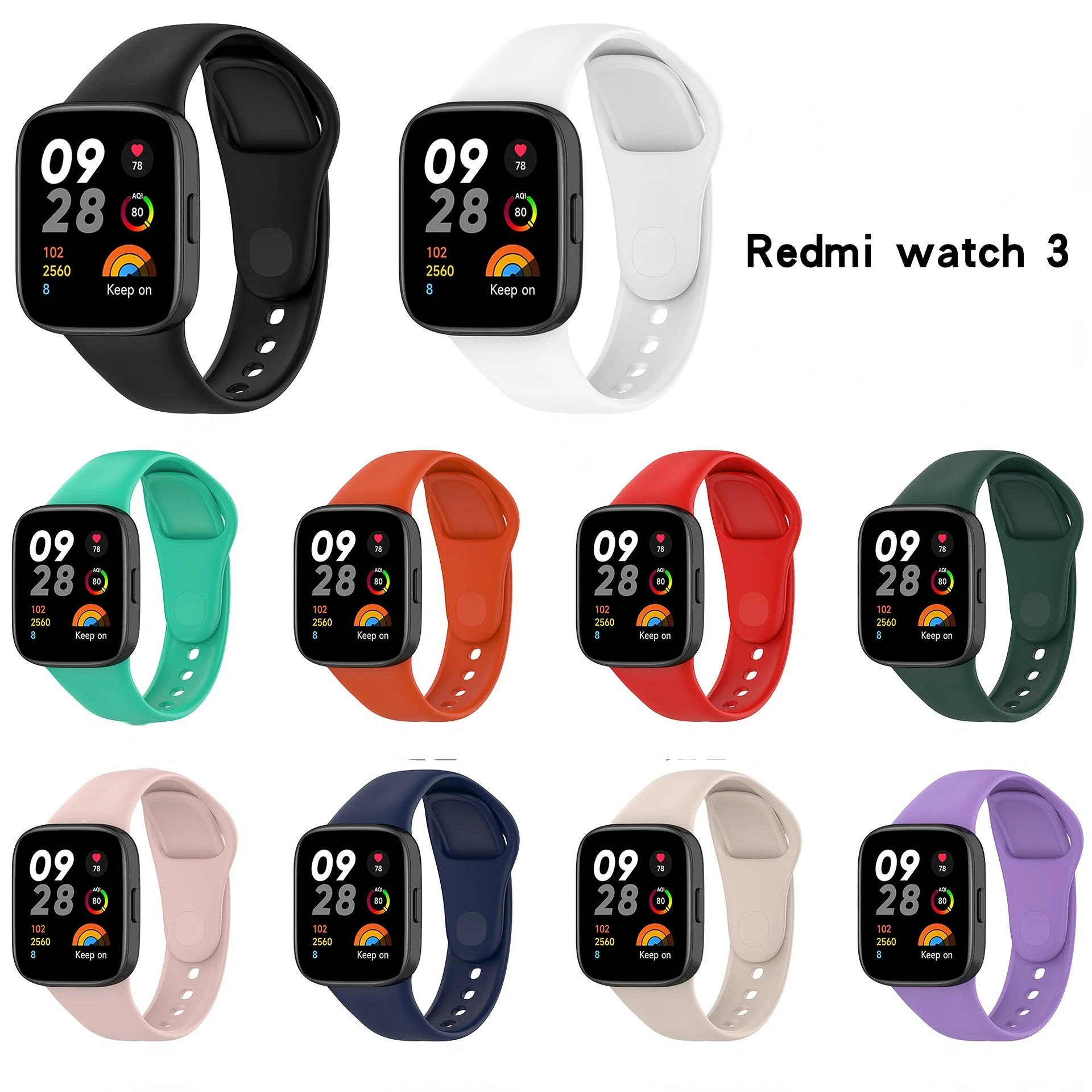 Ремешок силиконовый для Xiaomi Redmi Watch 3 Lite, сменный спортивный браслет для смарт-часов Mi Watch 3 Lite
Ремешок силиконовый для Xiaomi Redmi Watch 3 Lite, сменный спортивный браслет для смарт-часов Mi Watch 3 Lite