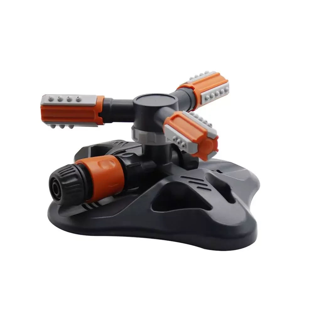 Sprinklers 360 Degree Adjustable 3-Arm Rotatory Automatic Watering Nozzles Garden Agriculture Lawn Irrigation Device 
Sprinklers 360 Degree Adjustable 3-Arm Rotatory Automatic Watering Nozzles Garden Agriculture Lawn Irrigation Device