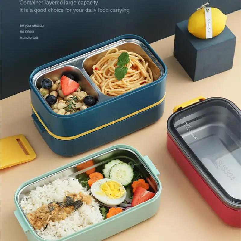 Stainless Steel Lunch Box Double-layer Heater Food Container Meal Preparation Manager Constant Temperature Tableware
Stainless Steel Lunch Box Double-layer Heater Food Container Meal Preparation Manager Constant Temperature Tableware