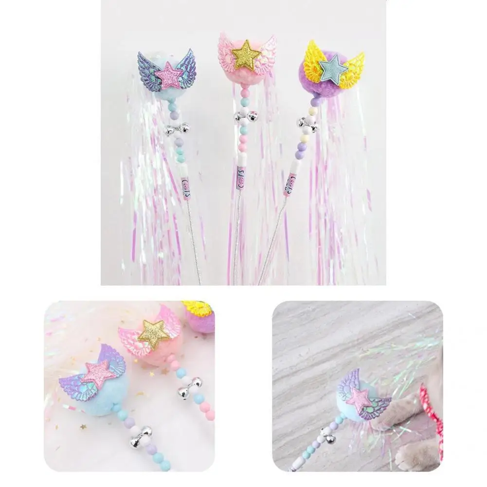 Easy to Use Lightweight Training Exercise Cat Teaser Wand for Kitten
Easy to Use Lightweight Training Exercise Cat Teaser Wand for Kitten