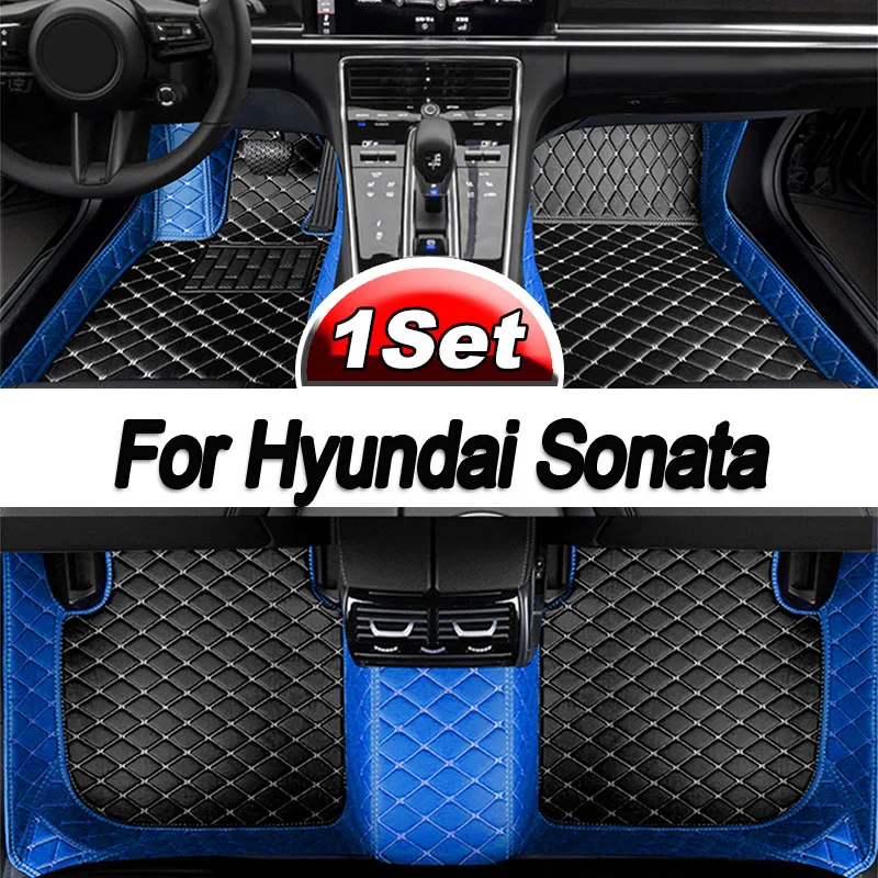 

Автомобильные коврики для Hyundai Sonata LF 2018 2017 2016 2015, кожаные Коврики для интерьера, автомобильные аксессуары, стильные защитные коврики на заказ