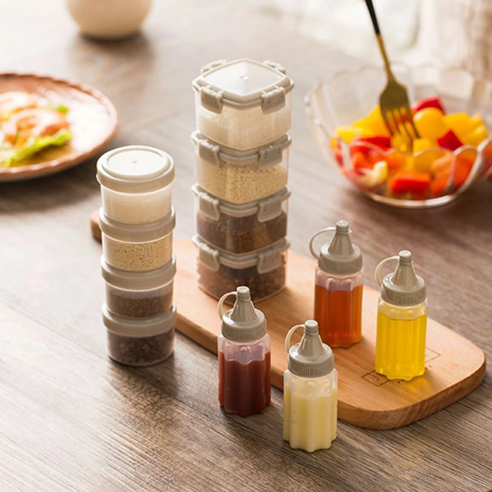 4PCS/set Portable Mini Sauce Seasoning Box Salad Dressing Jam Squeeze Bottle Kitchen Cooking Accessories Condiment Dispenser
4PCS/set Portable Mini Sauce Seasoning Box Salad Dressing Jam Squeeze Bottle Kitchen Cooking Accessories Condiment Dispenser