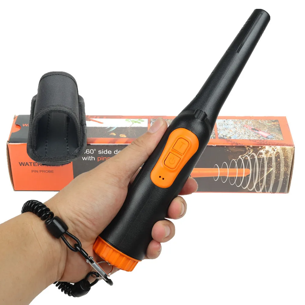 Fully Body Waterproof Handheld Metal Detector Underwater Pin Pointer Three Mode With Portable LED Light Black Orange Red RZX-520
Fully Body Waterproof Handheld Metal Detector Underwater Pin Pointer Three Mode With Portable LED Light Black Orange Red RZX-520