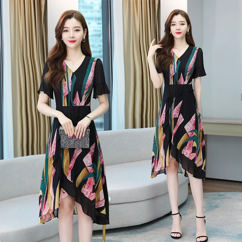 COIGARSAM Women's Summer Dress Ruffles Chiffon Floral Print High Waist Design And Color Dresses Dropshipping
COIGARSAM Women's Summer Dress Ruffles Chiffon Floral Print High Waist Design And Color Dresses Dropshipping