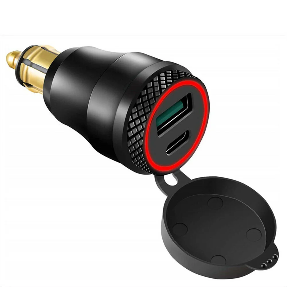 Motorcycle Type C PD Charger Power Outlet Adapter Red Camera Dual USB Mobile Phone
Motorcycle Type C PD Charger Power Outlet Adapter Red Camera Dual USB Mobile Phone