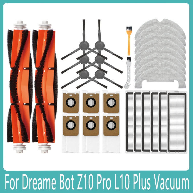 For Xiaomi Dreame Bot Z10 Pro Accessories Robot Vacuum Cleaner L10 Pro Dust Bag Mop cloth Main Brush filter Replacement Parts
For Xiaomi Dreame Bot Z10 Pro Accessories Robot Vacuum Cleaner L10 Pro Dust Bag Mop cloth Main Brush filter Replacement Parts