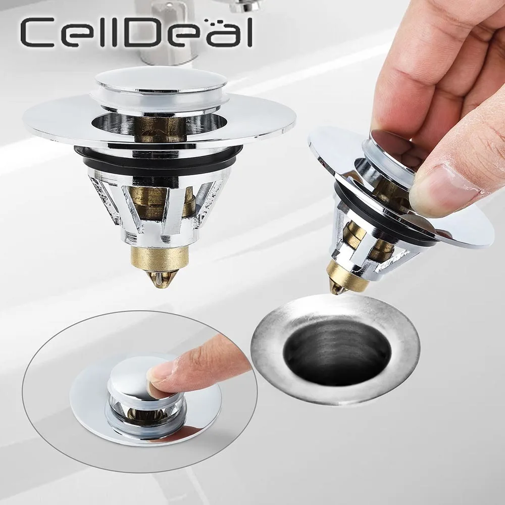 Universal Sink Drain Filter Pop-Up Bounce Core Basin Hair Catcher Anti-Clogging Deodorant Bath Stopper Kitchen Bathroom Tool
Universal Sink Drain Filter Pop-Up Bounce Core Basin Hair Catcher Anti-Clogging Deodorant Bath Stopper Kitchen Bathroom Tool