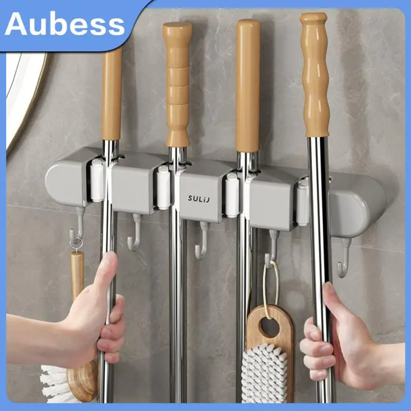 Handy Heavy Duty Broom Holder Clip Mop Organizer Wall Mount Hook Stainless Steel Storage Space Saving Multifunctional Hanger
Handy Heavy Duty Broom Holder Clip Mop Organizer Wall Mount Hook Stainless Steel Storage Space Saving Multifunctional Hanger