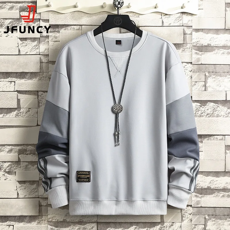JFUNCY 2021 Autumn Fashion Harajuku Male Hoodies Men Sweatshirts 65% Cotton O-Neck Man Streetwear New Casual Men's Clothes
JFUNCY 2021 Autumn Fashion Harajuku Male Hoodies Men Sweatshirts 65% Cotton O-Neck Man Streetwear New Casual Men's Clothes