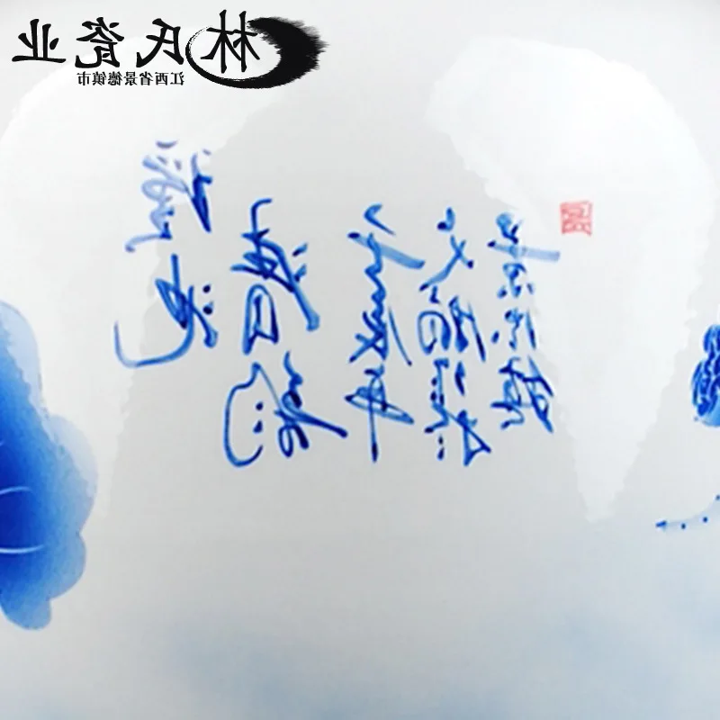 Ceramics Jingdezhen Chinese Blue and White Hand-painted Yaochi Qingyun Winter Melon Vase Flower Arrangement Ornaments
Ceramics Jingdezhen Chinese Blue and White Hand-painted Yaochi Qingyun Winter Melon Vase Flower Arrangement Ornaments