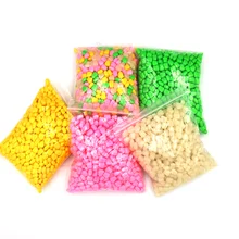 100PCS/lot Flavor Floating Corn Kernels Taste Flavor Articulated Bait Silicone Artificial Baits 1cm 0.3g Soft Fishing Lure Fish
