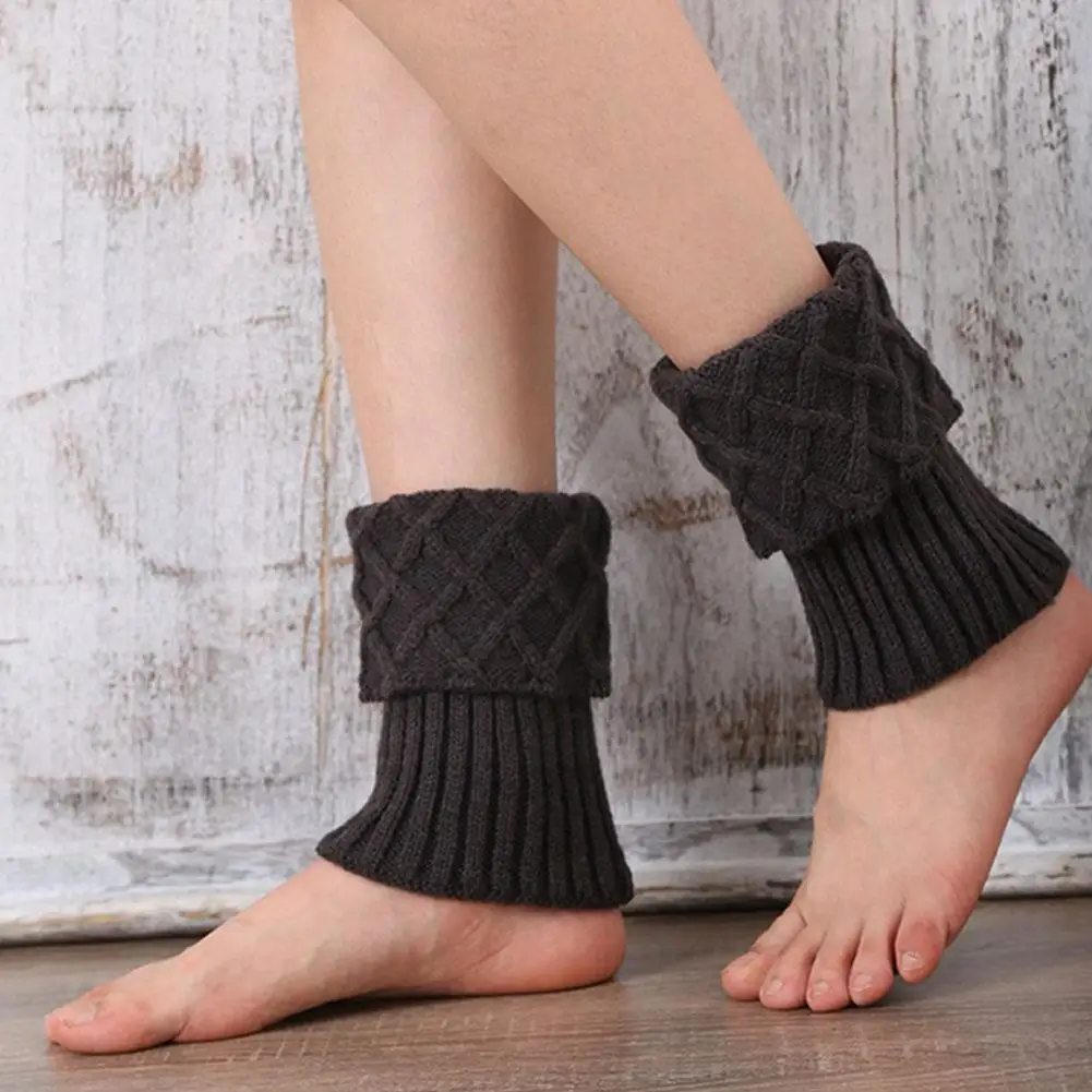 Women Knitted Leg Warmers Short Toppers Boot Socks Elastic Ankle Boot Outdoor Soft Crochet Winter Cuffs Protection Ladies Q3K3
Women Knitted Leg Warmers Short Toppers Boot Socks Elastic Ankle Boot Outdoor Soft Crochet Winter Cuffs Protection Ladies Q3K3