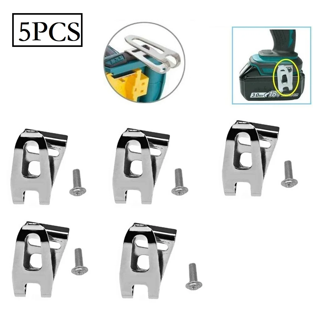 5Pcs Belt Clip Hooks For 18V LXT Cordless Drills Impact Driver Belt Hook Clips Set Power Tools Accessories
5Pcs Belt Clip Hooks For 18V LXT Cordless Drills Impact Driver Belt Hook Clips Set Power Tools Accessories