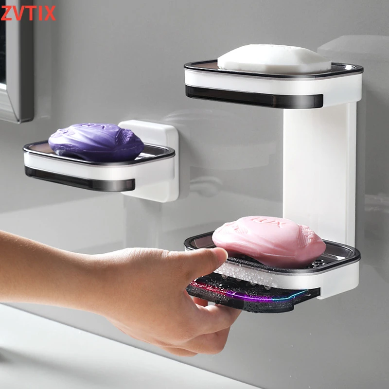 Bathroom Drip Shower Punching Soap Dish Box Rack Portable Wall Mounted Soap Rack Organizer Bathroom Accessories Double Deck Best
Bathroom Drip Shower Punching Soap Dish Box Rack Portable Wall Mounted Soap Rack Organizer Bathroom Accessories Double Deck Best
