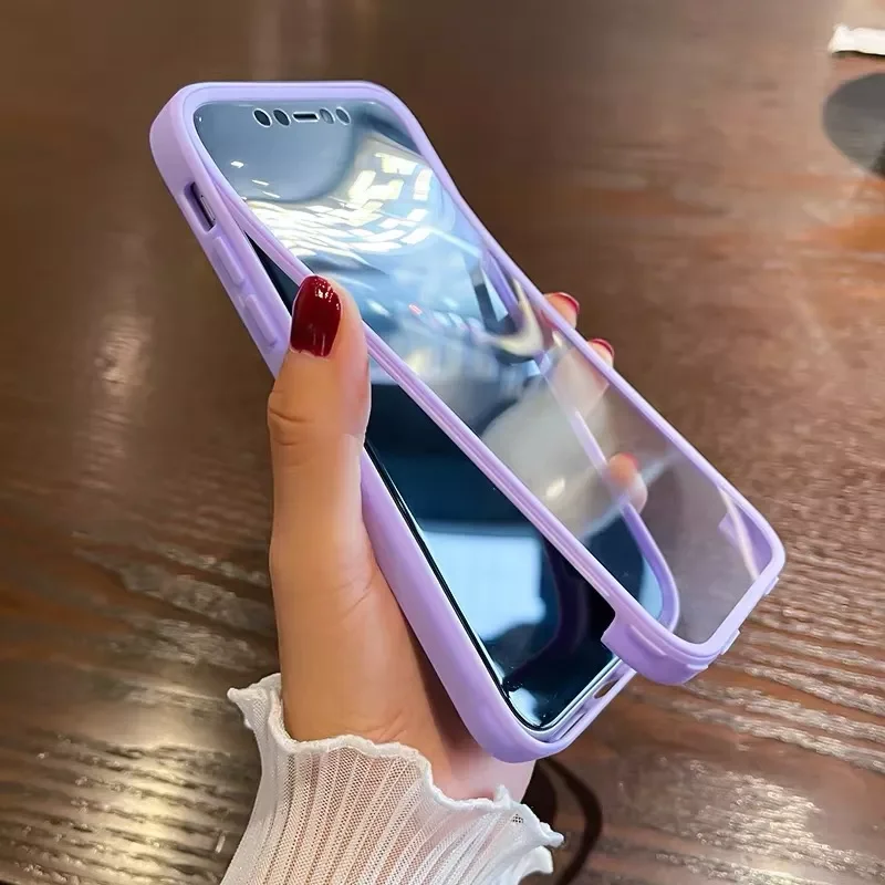 360 Full Body Front+Back Clear For iPhone 13 14 11 12 Pro Max XS X XR 7 8 Plus SE Silicone Bumper Shockproof Cover
360 Full Body Front+Back Clear For iPhone 13 14 11 12 Pro Max XS X XR 7 8 Plus SE Silicone Bumper Shockproof Cover