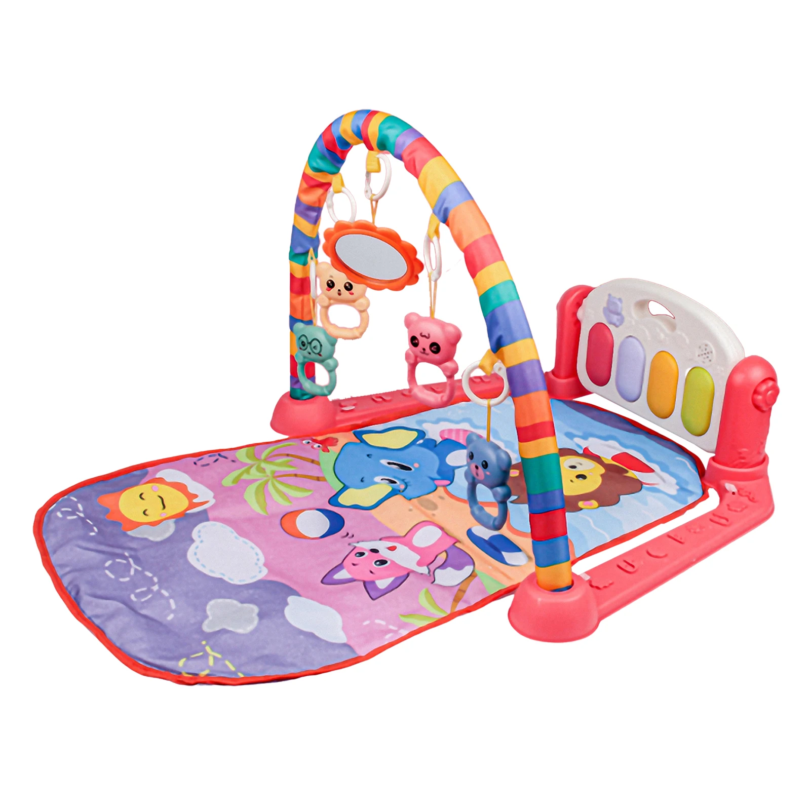 

Baby Play Mat Musical Activity Center Kicking & Playing Piano Gym Thick Playmat Tummy Time Sensory Toys For Infant Baby 0 3 6