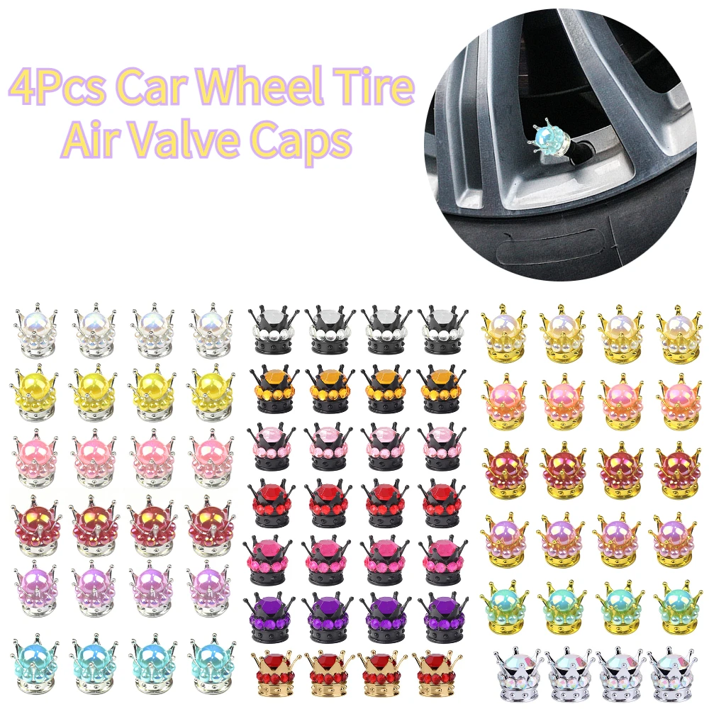 4pcs Universal Car Bling Rhinestone Gold Crown Wheel Tire Valve Caps Copper Core Auto Truck Tyre Rim Stem Dust Air Cover Cap
4pcs Universal Car Bling Rhinestone Gold Crown Wheel Tire Valve Caps Copper Core Auto Truck Tyre Rim Stem Dust Air Cover Cap
