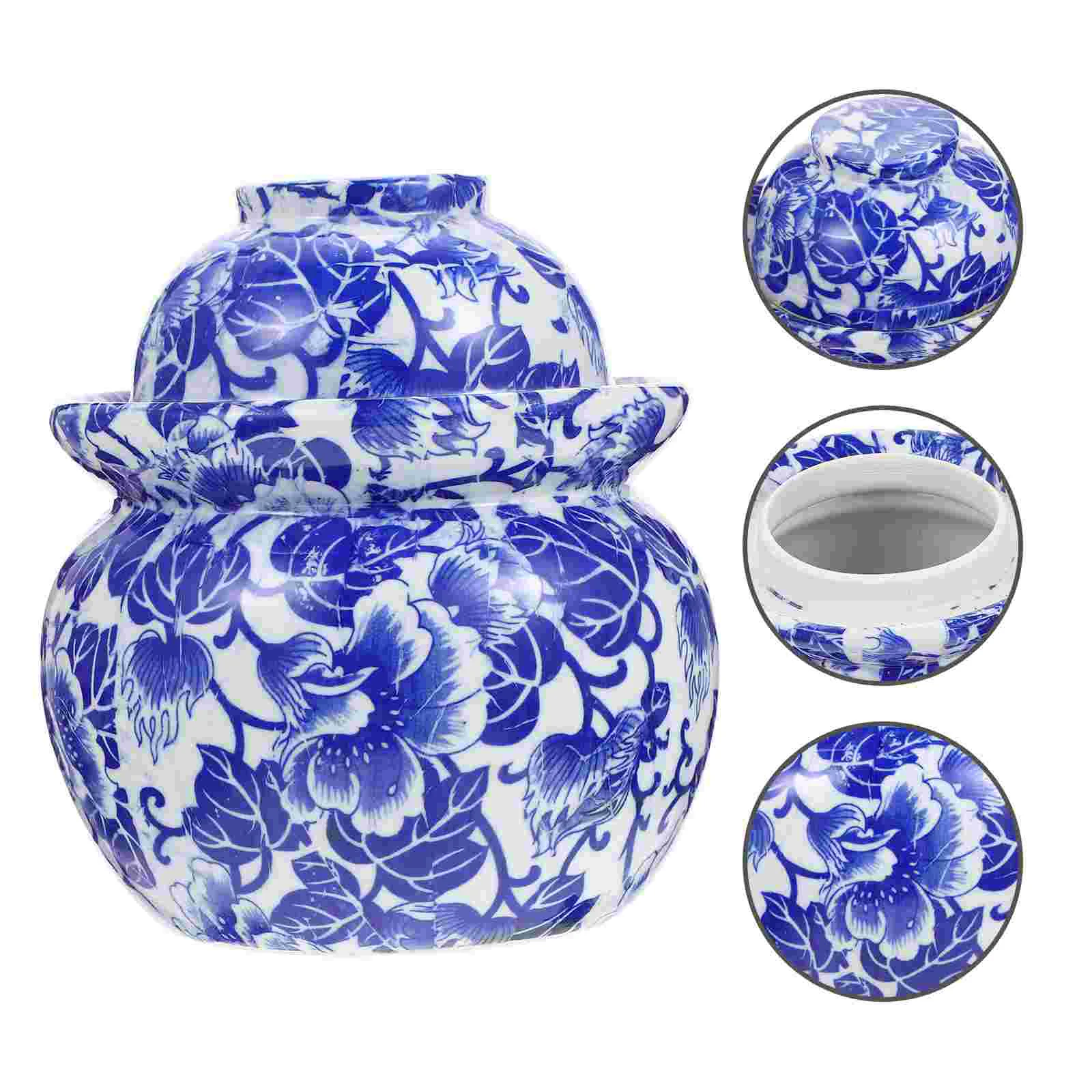 Jar Pickle Container Storage Fermentation Practical Can Ceramicpickles Chinese Crock Kimchisealing Sichuan Clay Tank Lid
Jar Pickle Container Storage Fermentation Practical Can Ceramicpickles Chinese Crock Kimchisealing Sichuan Clay Tank Lid