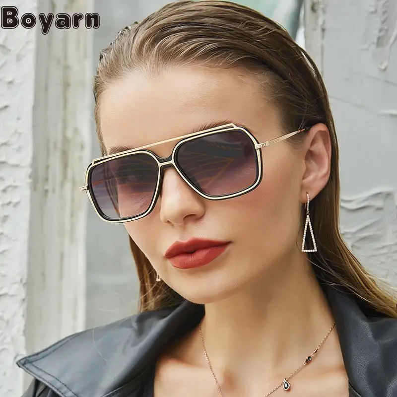 Boyarn 2022 New Sunglasses Women's Double Beam Square Sunglasses Women's Fashion Outdoor Driver Sunglasses
Boyarn 2022 New Sunglasses Women's Double Beam Square Sunglasses Women's Fashion Outdoor Driver Sunglasses