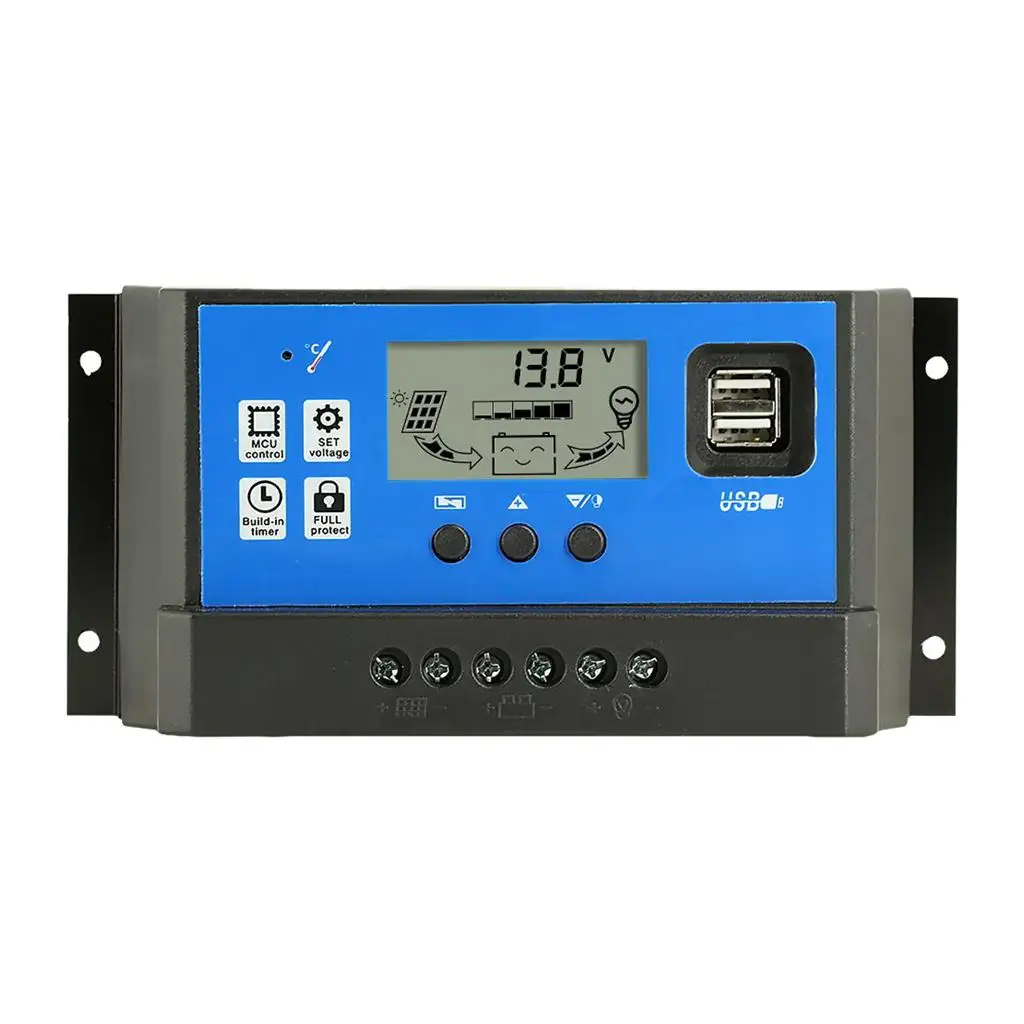 Solar Charger Controller 40A 50A 60A PWM Solar Panel Battery Regulator 12V 24V Solar Energy Controller Panel
Solar Charger Controller 40A 50A 60A PWM Solar Panel Battery Regulator 12V 24V Solar Energy Controller Panel