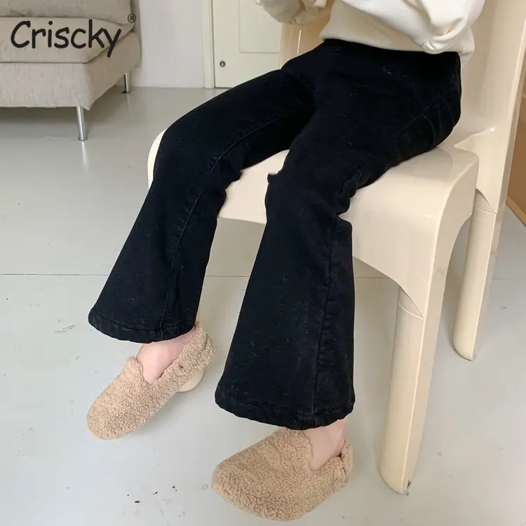 Criscky Baby Girl Denim Pant Bell Bottom Infant Toddler Child Thicken Warm Trousers Solid Jeans Pant Wide Leg Baby Clothes
Criscky Baby Girl Denim Pant Bell Bottom Infant Toddler Child Thicken Warm Trousers Solid Jeans Pant Wide Leg Baby Clothes