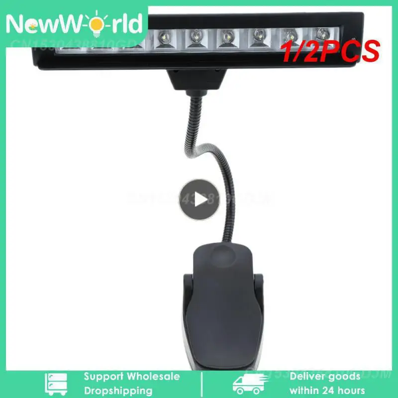 1/2PCS LED USB Light Clip-on for Music Stand Portable Flexible Gooseneck Eye Protection Reading Book Light Bed Desktop Lamp
1/2PCS LED USB Light Clip-on for Music Stand Portable Flexible Gooseneck Eye Protection Reading Book Light Bed Desktop Lamp