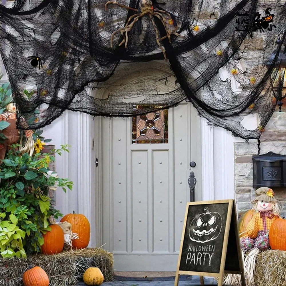 Creepy Cloth For Halloween Decorations Scary Party Scene Prop Horror House Window Door Netting Spider Web Black&White Yarn Gauze
Creepy Cloth For Halloween Decorations Scary Party Scene Prop Horror House Window Door Netting Spider Web Black&White Yarn Gauze