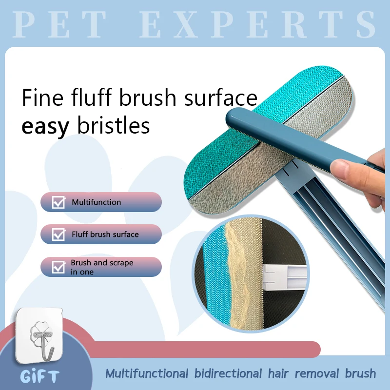 Multifunctional Two-way Hair Removal Brush Artifact Cleaner Clothes Carpet Sofa Gap Suction Hair Removal Stain Removal Brush
Multifunctional Two-way Hair Removal Brush Artifact Cleaner Clothes Carpet Sofa Gap Suction Hair Removal Stain Removal Brush