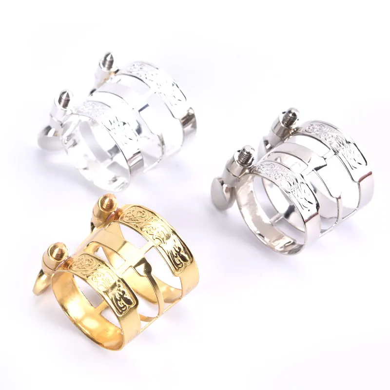 Double Screws Adjust Alto Saxophone Mouthpiece Ligature Nickel Plated E Alto Drop Saxophone Mouthpiece Ligature
Double Screws Adjust Alto Saxophone Mouthpiece Ligature Nickel Plated E Alto Drop Saxophone Mouthpiece Ligature