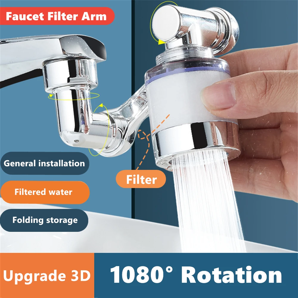 1080° Rotating Faucet Aerator Kitchen Water Tap Nozzle Filter ABS Washbasin Splash Tap Bubbler Bathroom Faucet Sprayer Head
1080° Rotating Faucet Aerator Kitchen Water Tap Nozzle Filter ABS Washbasin Splash Tap Bubbler Bathroom Faucet Sprayer Head