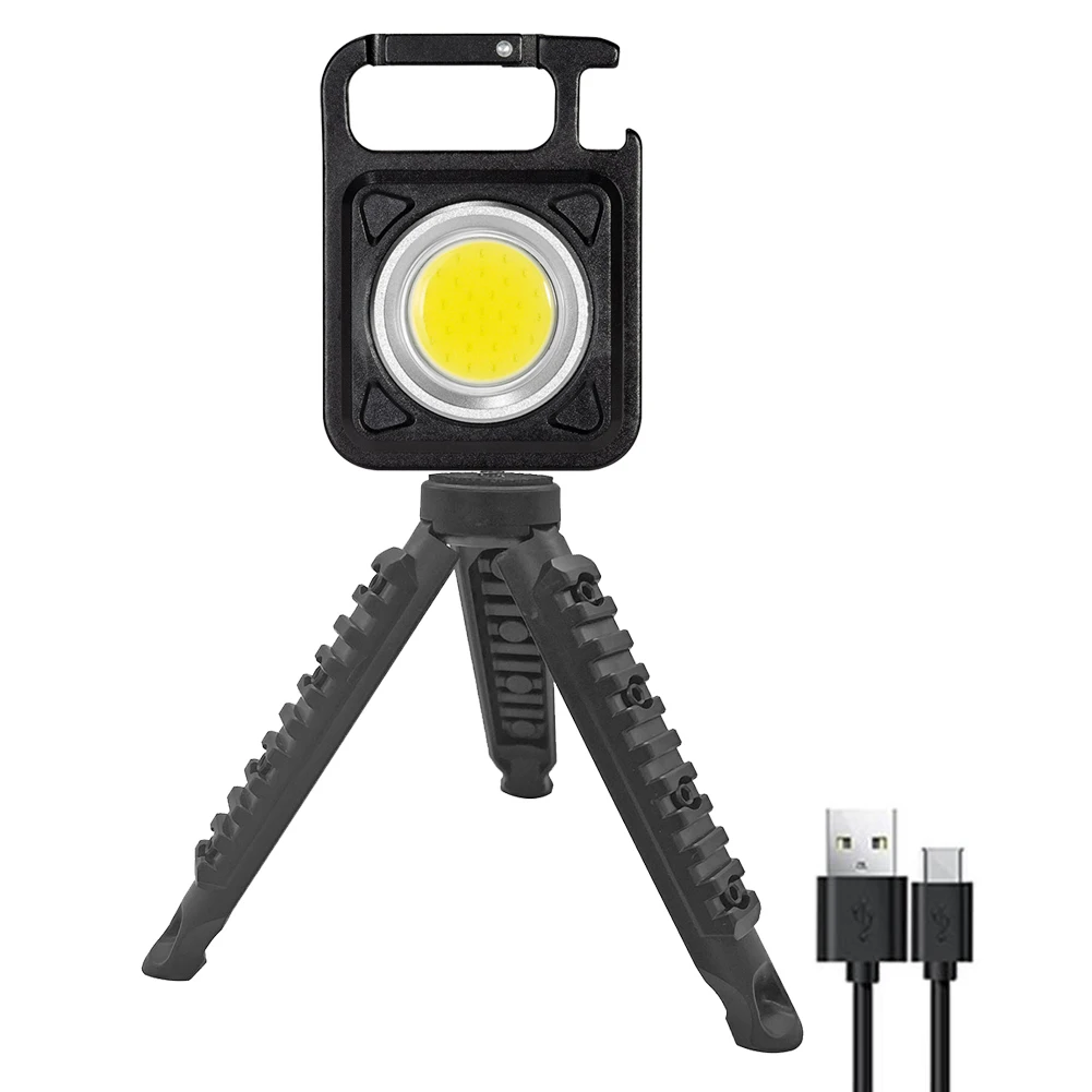 Mini Portable Pocket Keychain Flashlight with Tripod COB USB Rechargeable Working Light Outdoor Camping Hiking Emergency Torch
Mini Portable Pocket Keychain Flashlight with Tripod COB USB Rechargeable Working Light Outdoor Camping Hiking Emergency Torch