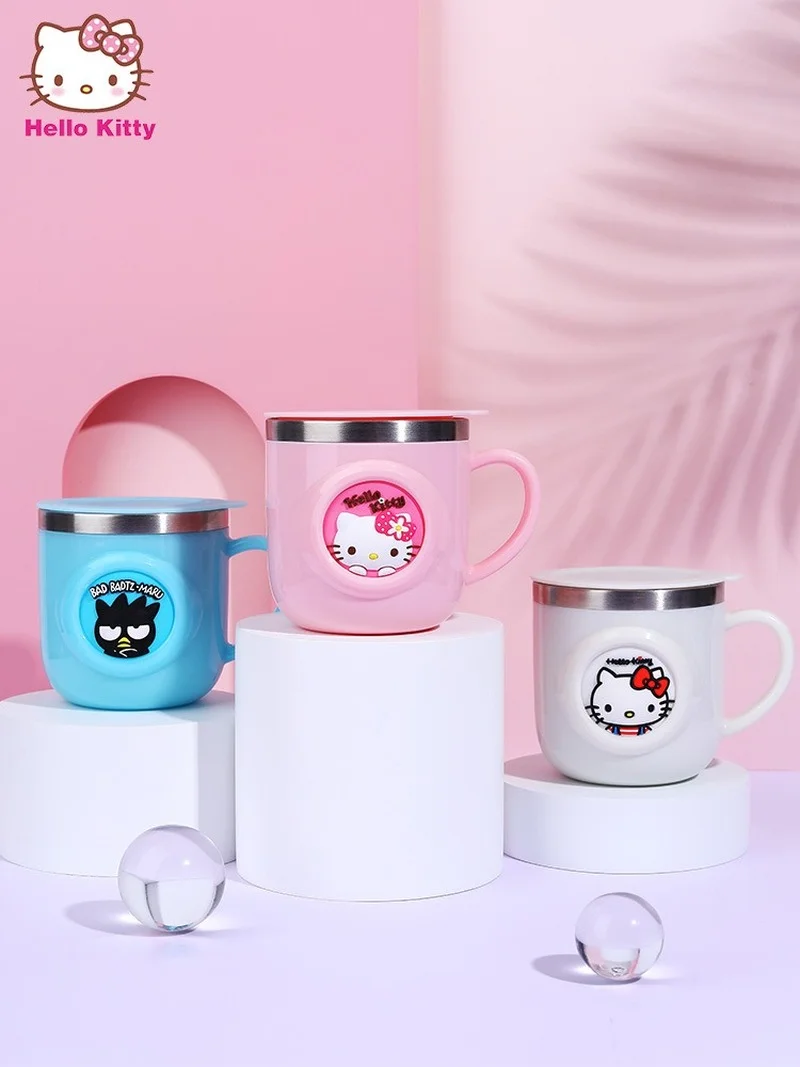 Sanrio аниме Hello Kitty My Melody Bad Марка Badtz Maru с ручкой 316 нержавеющая сталь внутренняя емкость со шкалой чашка для молока 260 мл чашка
Sanrio аниме Hello Kitty My Melody Bad Марка Badtz Maru с ручкой 316 нержавеющая сталь внутренняя емкость со шкалой чашка для молока 260 мл чашка