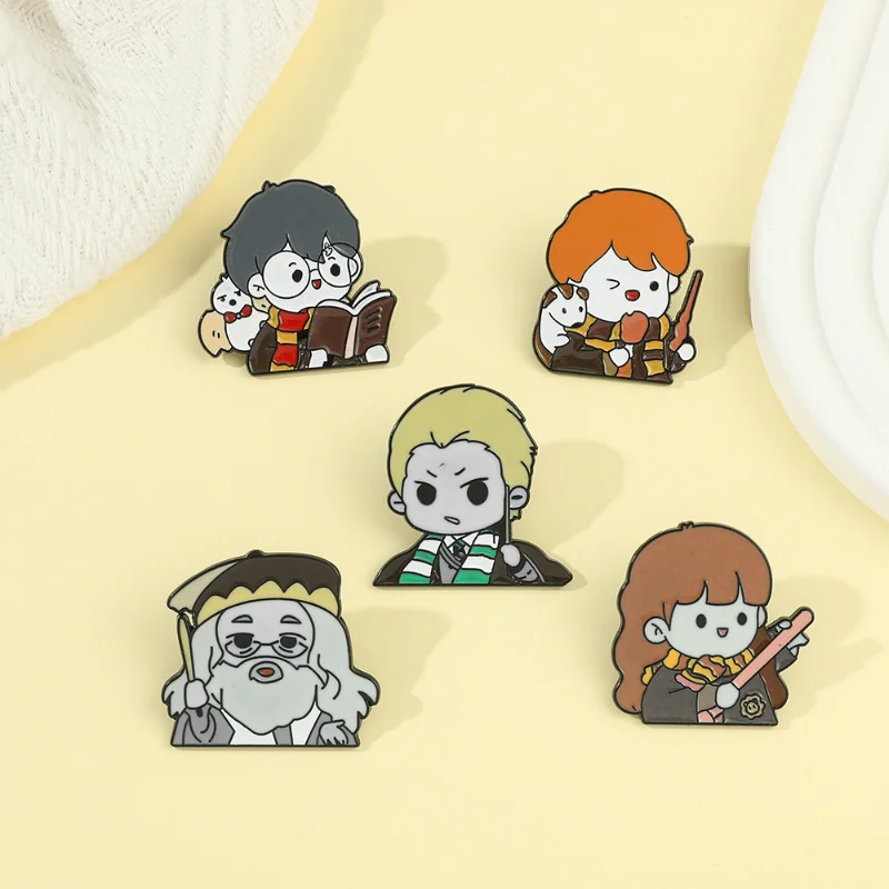 Kawaii Q Version Harries Alloy Brooch Cartoon Hermine Granger Pottered Badge Movie Perimeter Creative Small Brooch Gift
Kawaii Q Version Harries Alloy Brooch Cartoon Hermine Granger Pottered Badge Movie Perimeter Creative Small Brooch Gift