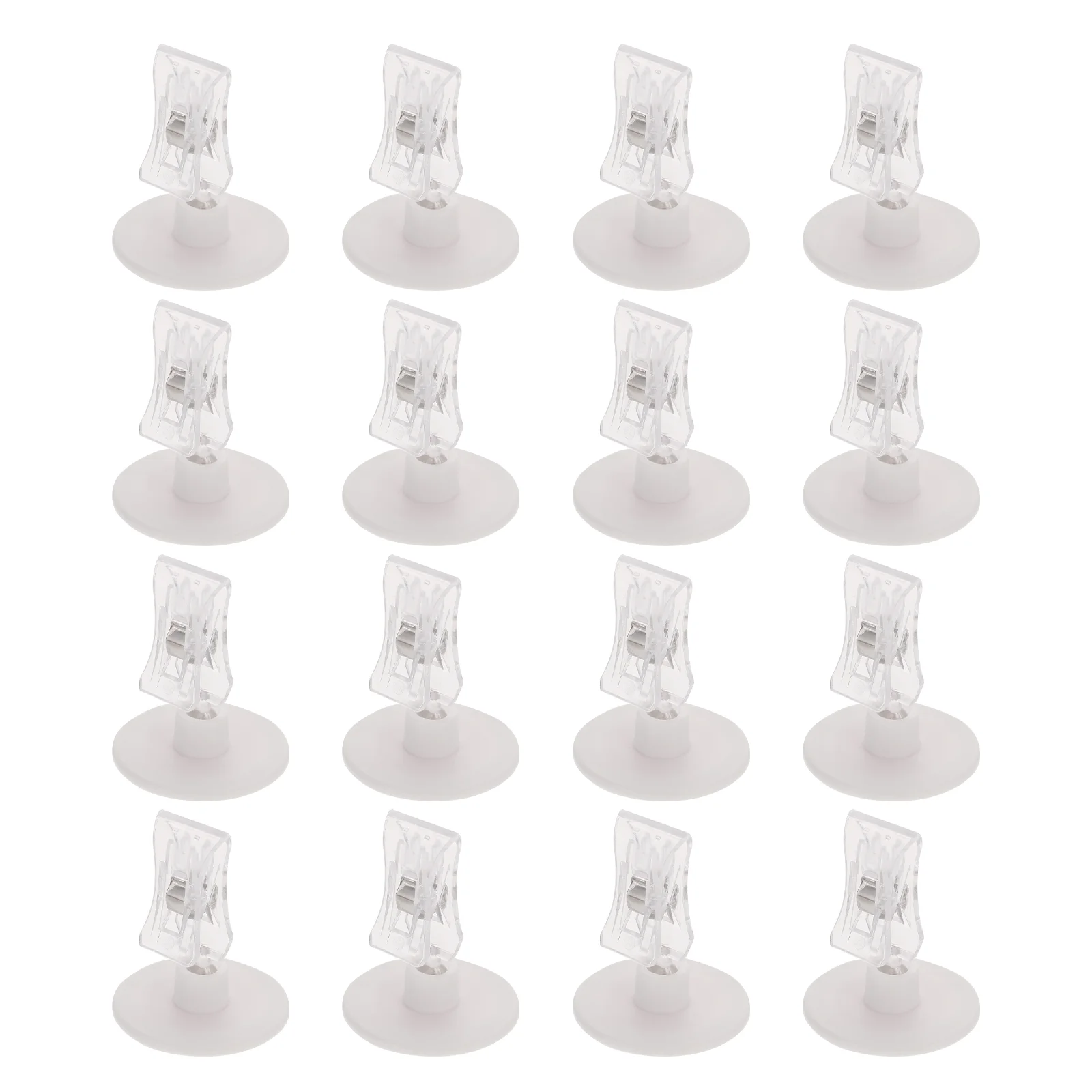 16 Pcs Advertising Tag Clips Holders Sign Clip Stands Merchandise Sign Clips 
16 Pcs Advertising Tag Clips Holders Sign Clip Stands Merchandise Sign Clips