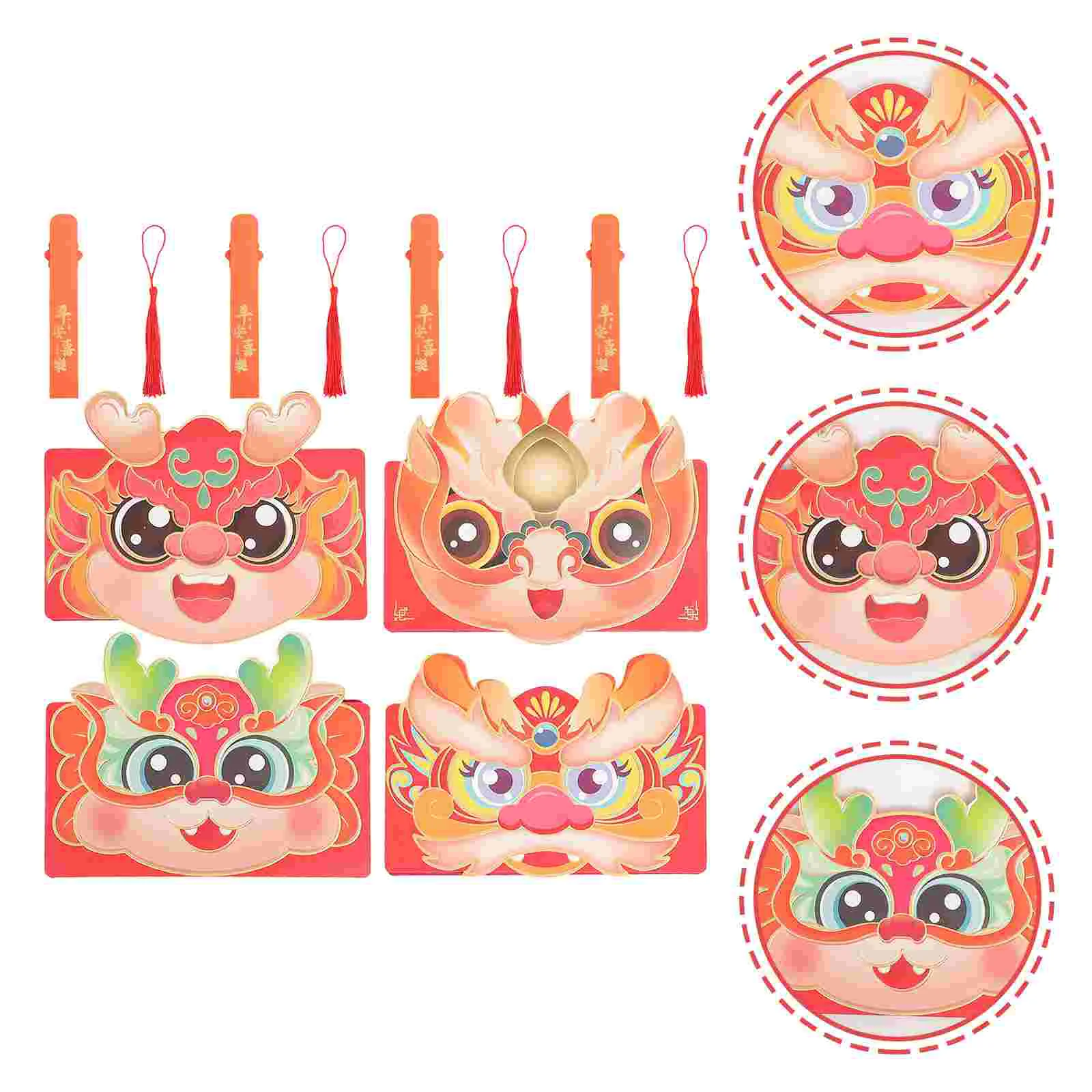 4pcs Chinese Style Red Envelopes Dragon Pattern Red Envelopes Lucky Money Packets
4pcs Chinese Style Red Envelopes Dragon Pattern Red Envelopes Lucky Money Packets