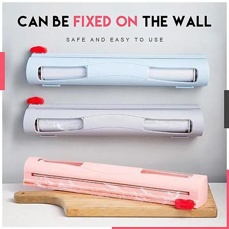 Food Wrap Cutter Dispenser Fixing Foil Cling Film For Kitchen Drawer Cling Film Cutter Refillable Aluminum Foil Wrap Organizer
Food Wrap Cutter Dispenser Fixing Foil Cling Film For Kitchen Drawer Cling Film Cutter Refillable Aluminum Foil Wrap Organizer