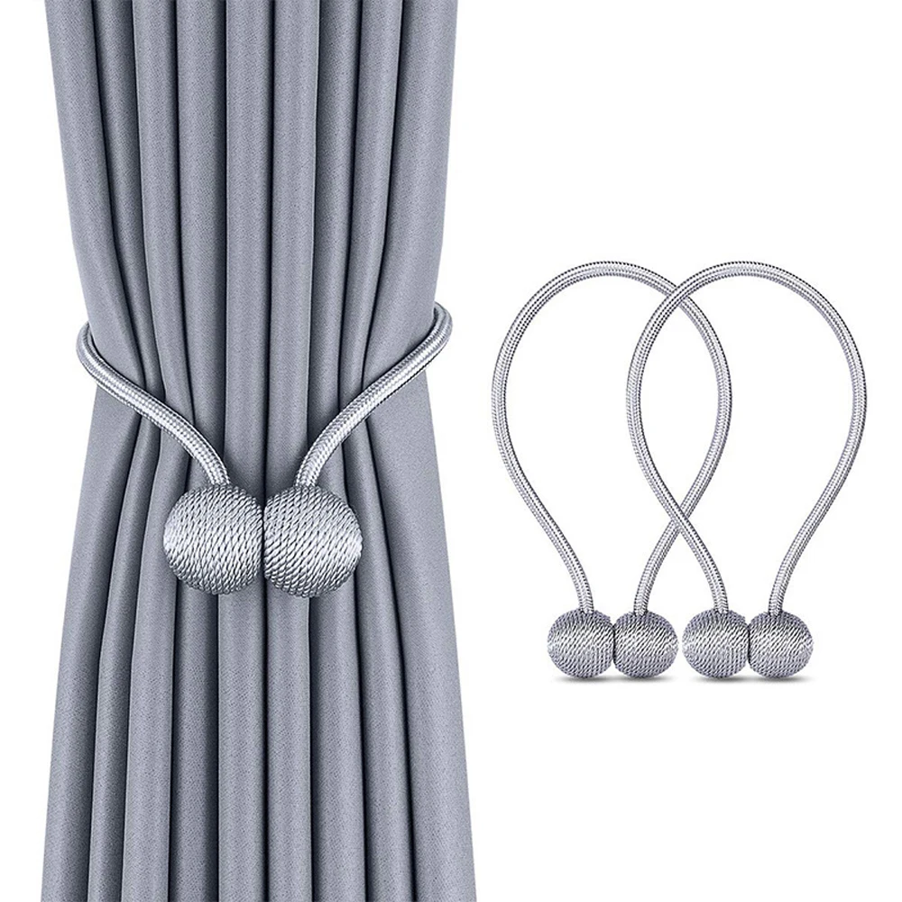 Magnetic Ball Curtain Tiebacks Tie Rope Accessory Rods Accessoires Backs Holdbacks Buckle Clips Hook Holder Home Decor
Magnetic Ball Curtain Tiebacks Tie Rope Accessory Rods Accessoires Backs Holdbacks Buckle Clips Hook Holder Home Decor