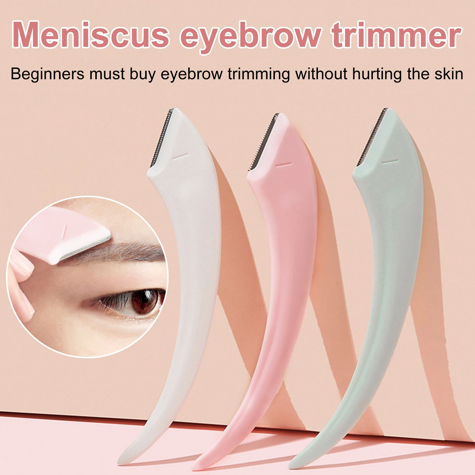 Macro Mini Eyebrow Trimmer Meniscus-shaped Small Waist Eyebrow Trimmer Eyebrow Razor Travel Student Home Eyebrow Trimmer
Macro Mini Eyebrow Trimmer Meniscus-shaped Small Waist Eyebrow Trimmer Eyebrow Razor Travel Student Home Eyebrow Trimmer