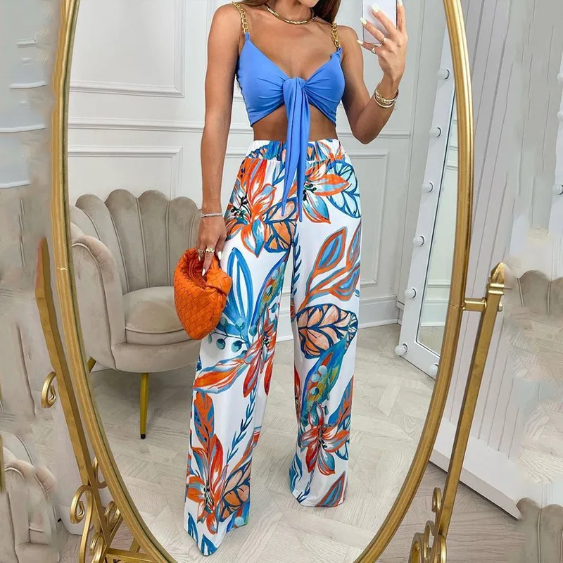 Летний комплект из двух предметов, женский пляжный комплект в богемном стиле, женский сексуальный топ без рукавов с цепочкой и V-образным вы...
Летний комплект из двух предметов, женский пляжный комплект в богемном стиле, женский сексуальный топ без рукавов с цепочкой и V-образным вы...