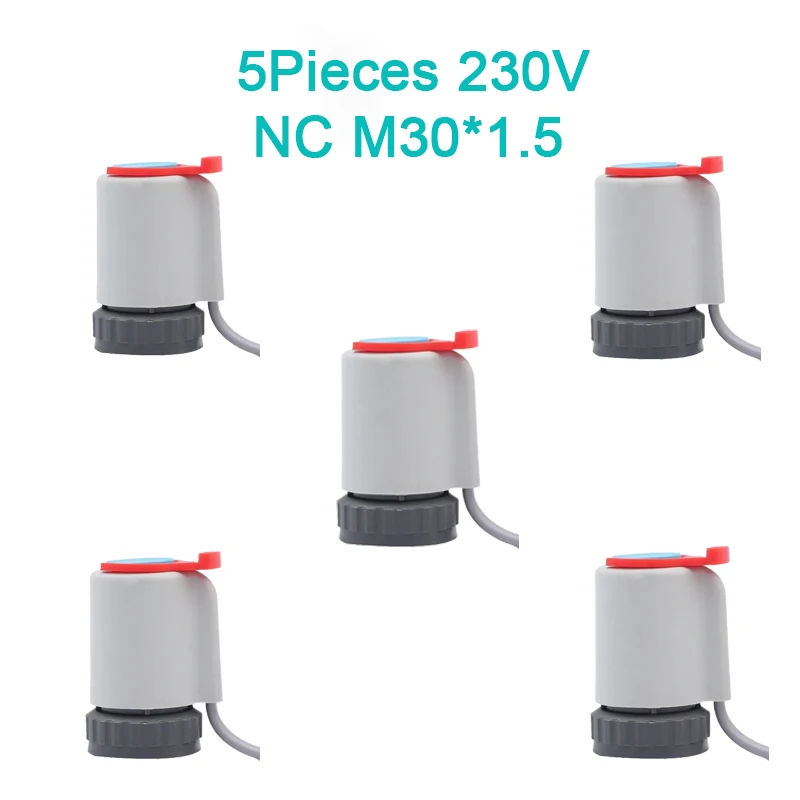 Электрический термопривод для коллектора NC M30*1,5 мм 230В
Электрический термопривод для коллектора NC M30*1,5 мм 230В