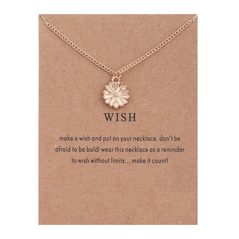 Gold Color Hope Flower Sunflower Pendant Necklaces for Women Vintage Snake Bone Chain Pendant Short Necklace Choker Jewelry 2022
Gold Color Hope Flower Sunflower Pendant Necklaces for Women Vintage Snake Bone Chain Pendant Short Necklace Choker Jewelry 2022