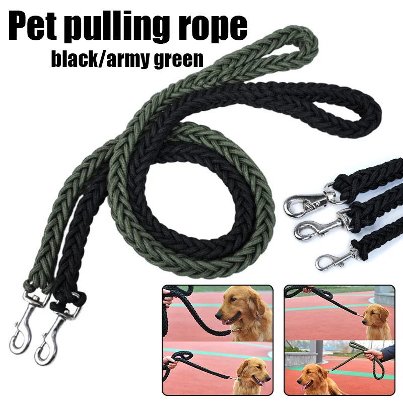 Nylon Dog Harness Leash For Medium Large Dogs Leads Pet Training Running Walking Safety Mountain Climb Dog Leashes Ropes supply
Nylon Dog Harness Leash For Medium Large Dogs Leads Pet Training Running Walking Safety Mountain Climb Dog Leashes Ropes supply