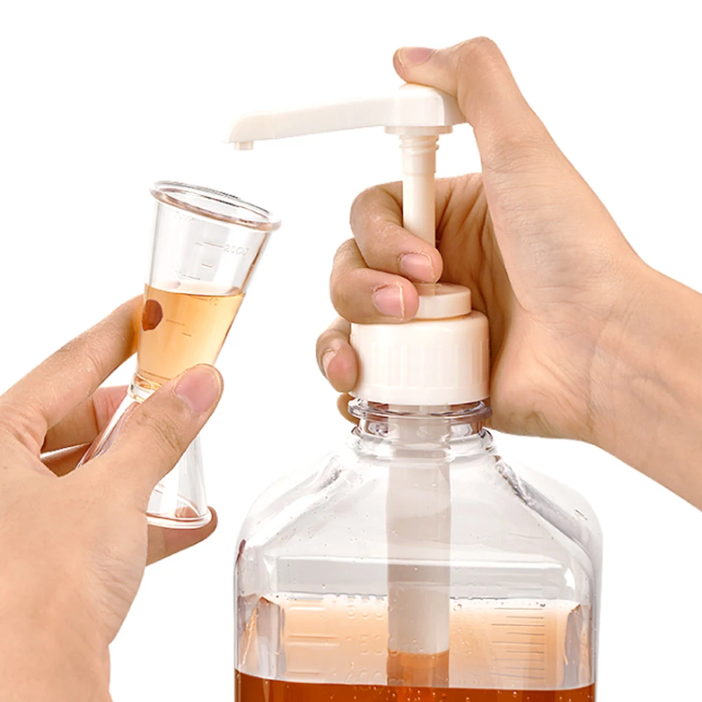 Liquid Dispenser Bottle Transparent Syrup Container with Scale Large Capacity Coffee Syrup Pump Bottle for Home Kitchen Bar Tool
Liquid Dispenser Bottle Transparent Syrup Container with Scale Large Capacity Coffee Syrup Pump Bottle for Home Kitchen Bar Tool