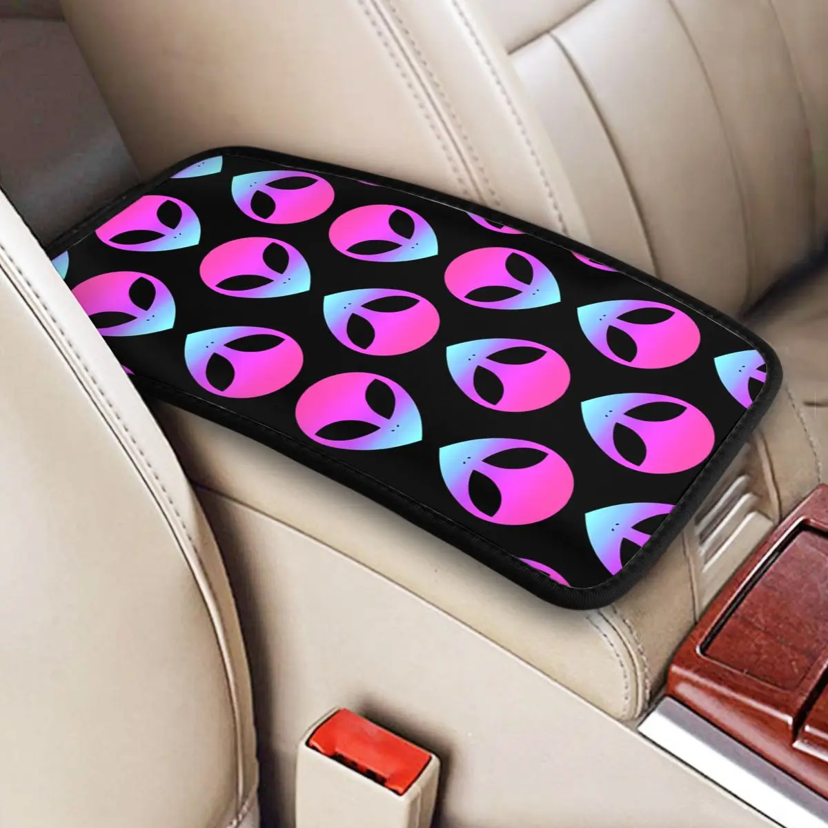 Car Armrest Cover Mat Purple Alien Pattern Center Console Cover Pad Car Interior Accessories
Car Armrest Cover Mat Purple Alien Pattern Center Console Cover Pad Car Interior Accessories