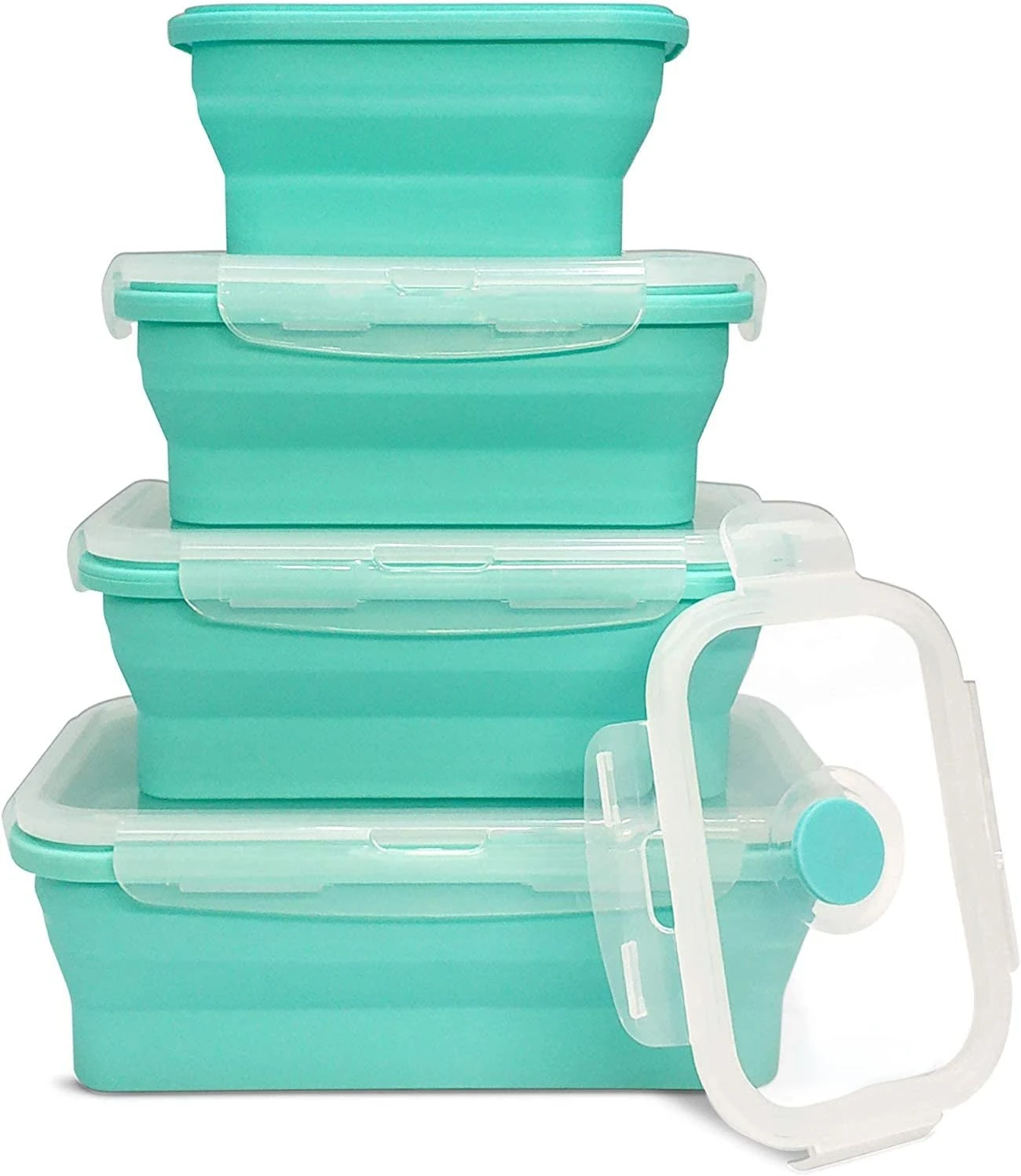 Collapsible Silicone Food Storage Container Set with Lids Microwaveable Freezer Dishwasher Safe BPA Free SiliconeBento Lunch Box
Collapsible Silicone Food Storage Container Set with Lids Microwaveable Freezer Dishwasher Safe BPA Free SiliconeBento Lunch Box