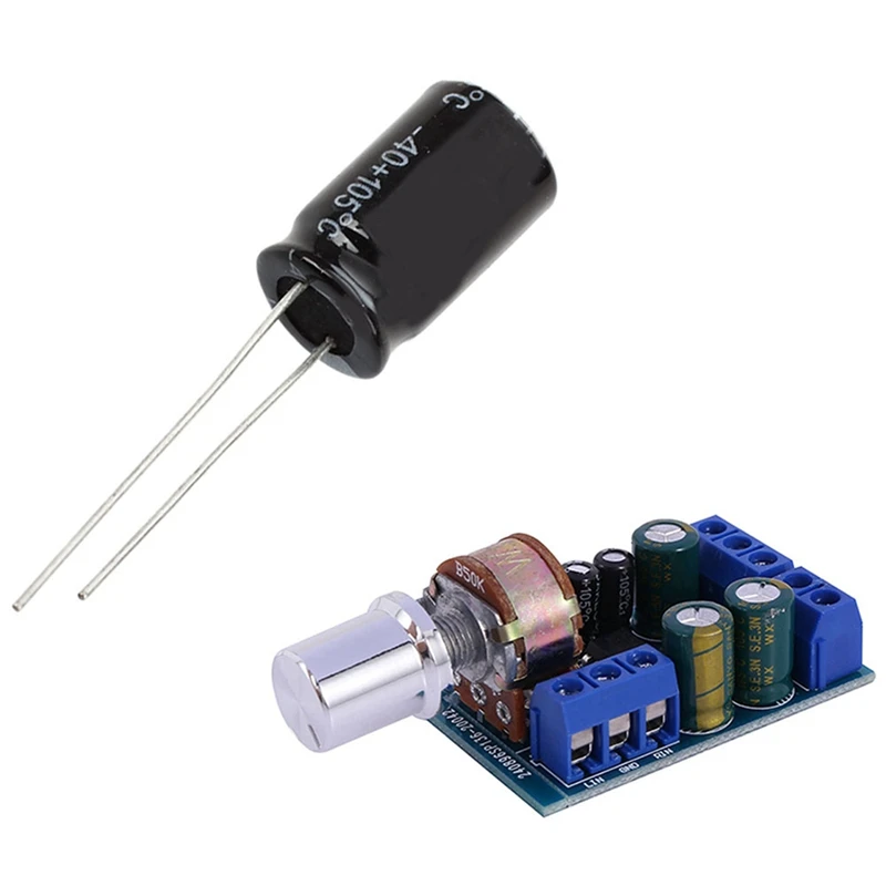 20 Pcs Radial Electrolytic Capacitors & 1 Pcs Audio Power Amplifier Board Potentiometer Module
20 Pcs Radial Electrolytic Capacitors & 1 Pcs Audio Power Amplifier Board Potentiometer Module